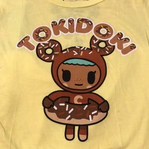 Tokidoki Donutella Yellow T shirt